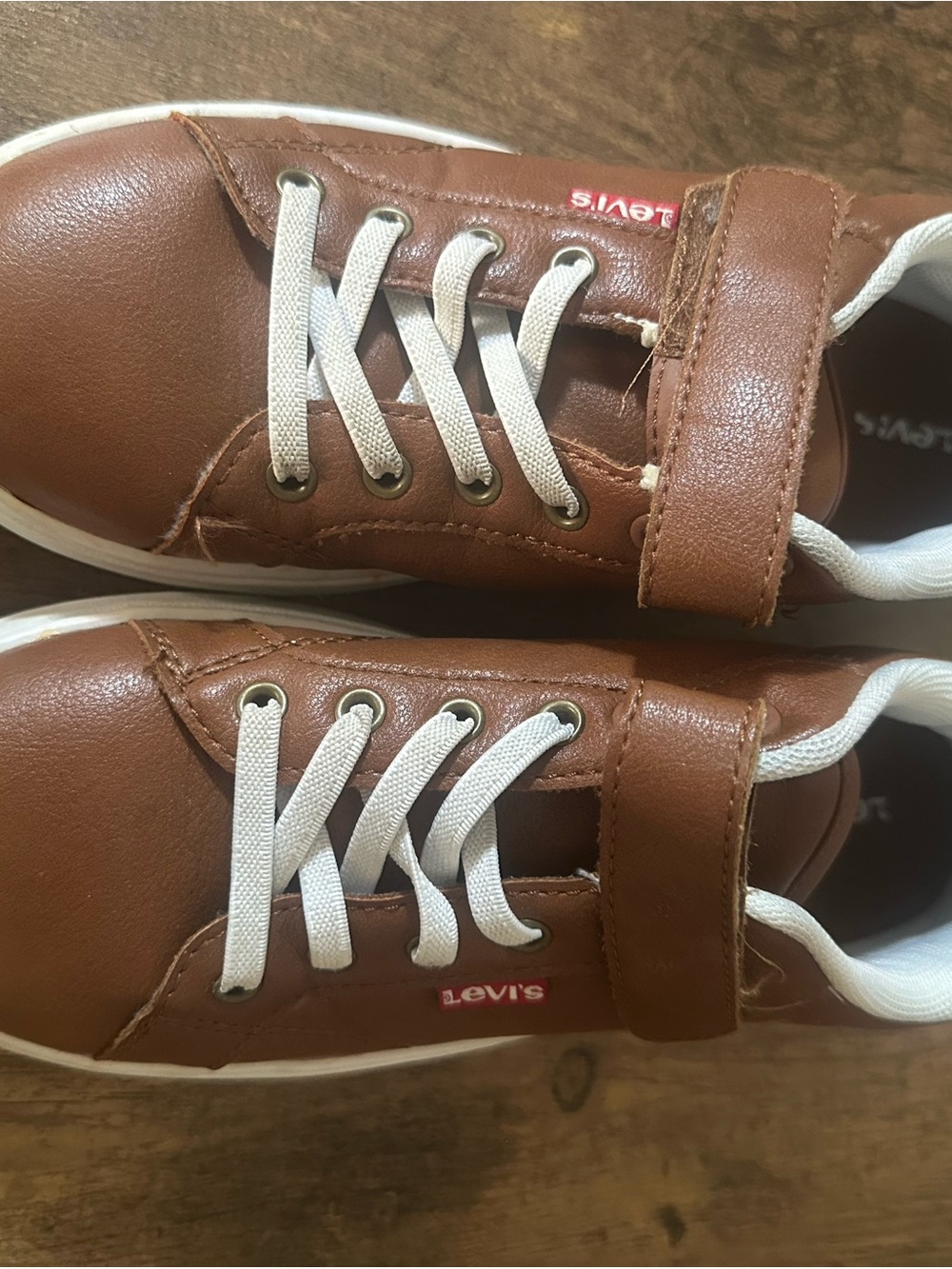 Levi's Kids Brown Sneakers with White Laces